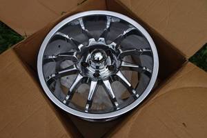 lot 275 image: NEW Set of Panther Custom Wheels - 18 x 8.5 - 5x127mm Bolt Pattern