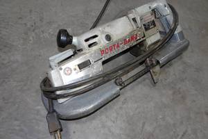 lot 22C image: Vintage Rockwell Porta-Band Corded Portable Band Saw - 725 KM