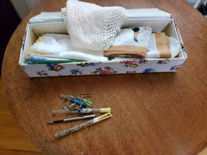 lot 126 image: Collection of Vintage Handkerchiefs