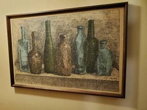 lot 137 image: Framed Canvas Print