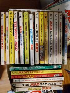 lot 139 image: Collection of MAD Books and Magazines