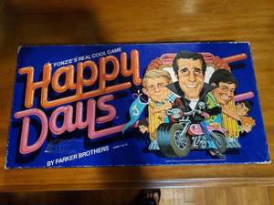 lot 147 image: Fonzies Real Cool Game Happy Days by Parker Brothers Board Game