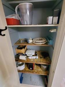 lot 221 image: Contents Of Kitchen Cabinet