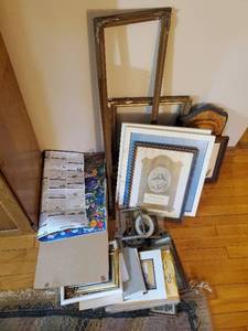 lot 183 image: Collection Of Frames And Art