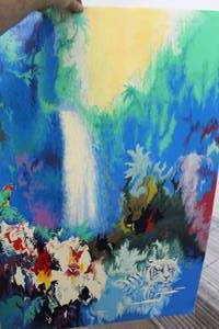 lot 537 image: Waterfall by Katherine #49290 Signed&Numbered Print , Unframed