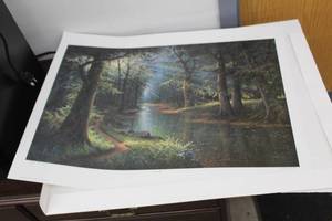 lot 546 image: The Quiet Place by June Barnes circa 1992 #8952800 Signed&Numbered Print , Unframed