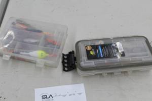 lot 389 image: Lot of (2) Tackle Boxes with Misc. Fishing Tackle