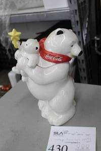 lot 430 image: Vintage Coca-Cola Bears Cookie Jar
