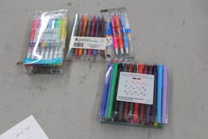 lot 416 image: Lot of (4) Packages of MarkersPens
