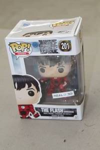 lot 415 image: Pop Heros Justice League The Flash Doll (in original packaging)