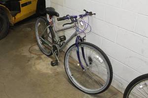 lot 581 image: Black Hills Free Spirit 24 Womens Trail Bike  17 Silver Frame
