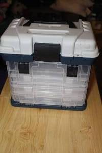 lot 443 image: Plastic Tackle Box