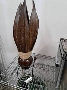 lot 787 image: 22 Wooden Table Lamp