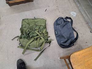 lot 758 image: Military Backpack, Yeti Duffle Bag
