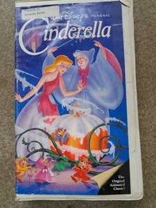 lot 775 image: Disneys Cinderella VHS Tape