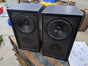 lot 783 image: Lot of (2) Mission Bookshelf Stereo Speakers