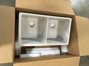 Elkay Kitchen Sink Customer Returns See Terms on Auction