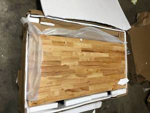 Husky 52 in. Adjustable Height Work Table with 2-Drawers in Black Customer Returns See Terms on Auction