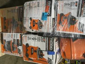 Pallet of Ridgid  WetDry Shop Vacs Various Models and Conditions Customer Returns See Terms on Auction