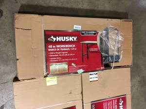 Lot of 3 Assorted Husky Garage Items Customer Returns See Terms on Auction
