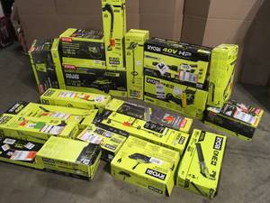 Lot of Mixed Assorted Ryobi Powered Lawn Care Items Various Models and Conditions Customer Returns See Terms on Auction