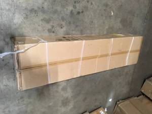 Husky Ready-to-Assemble 24-Gauge Steel Freestanding Garage Cabinet in Red (36 in. W x 72 in. H x 18 in. D) Customer Returns See Terms on Auction