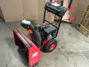 PowerSmart 24 in. 212cc 2-Stage Electric Start Gas Snow Blower  Customer Returns See Terms on Auction