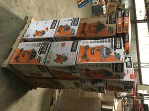 Pallet of Ridgid WetDry Shop Vacs Various Models and Conditions Customer Returns See Terms on Auction