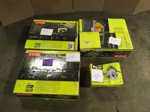 Lot of Mixed Assorted Ryobi Power Items Customer Returns See Terms on Auction