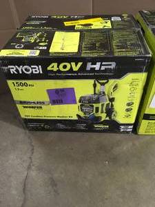 Lot of 2 Assorted Ryobi Pressure Washer Customer Returns See Terms on Auction