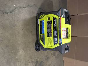 RYOBI 2,300-Watt Recoil Start Bluetooth Super Quiet Gasoline Powered Digital Inverter Generator with CO Shutdown Sensor Customer Returns See Terms on Auction