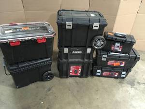 Lot of Assorted Husky Tool Boxes Customer Returns See Terms on Auction
