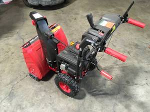 PowerSmart 24 in. 2-Stage Electric Start Gas Snow Blower with LED LightCustomer Returns See Terms on Auction