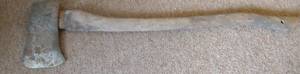 lot 253 image: Axe and Vintage Hand Saws