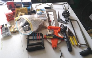 lot 307 image: Misc Tools, Screws, Fittings, And More