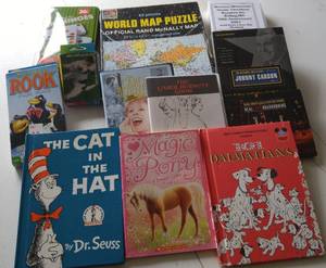 lot 308 image: Games, Books, And Movies.