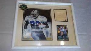 lot 410 image: 10 Emmitt Smith Numbered Collage # 30 12,500.