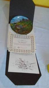 lot 429 image: Knowles Pheasant Plate.  8.5 Inch, Excellent, With Box, COA and More.