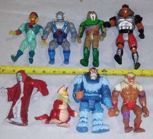 lot 471 image: (8) Action Figures, Thundercats.