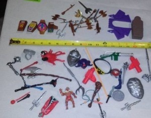 lot 473 image: Action Figures Accessories.