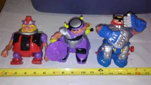 lot 475 image: (3) Action Figures, Thundercats. Ram Bam, Cruncher