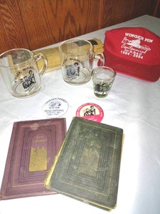 lot 378 image: Antique Norwegian 1901 Books (2) and Winger MN Memorabilia.
