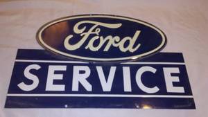 lot 383 image: Ford Service Sign