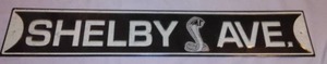 lot 387 image: Ford Shelby Avenue Metal Sigh, Cobra