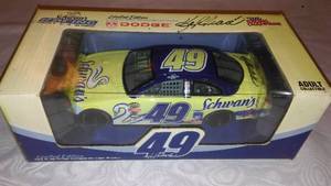 lot 633 image: NASCAR Schwans #49 In Box Autographed