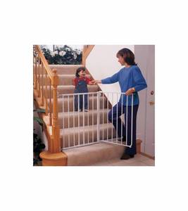 lot 499 image: Baby Security Gate  NEW and Little Tikes Outdoor Toddler Swings