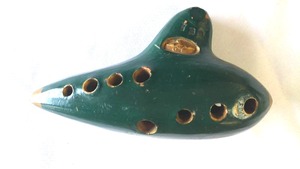 lot 317 image: Antique Guido Bondi 12 Hole Ocarina, Sweet Potato Flute.