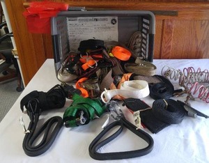lot 320 image: Ratchet Straps, Rubber Strap and more.