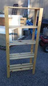 lot 644 image: Wood Display Shelf.