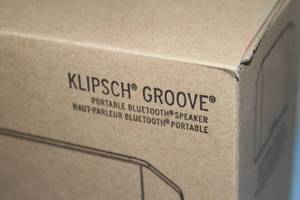 lot 21 image: Like New Klipsch Groove Portable Bluetooth Audio Speaker & 8-Hour USB Rechargeable Battery